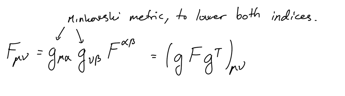 ми
=
Minkowski metric, to lower both indices.
хр
For gama que Fair - (g F gt how
дма дов